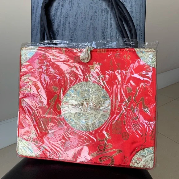NWT Raw Silk Bag - Picture 4 of 5